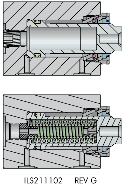 hydraulic cylinder cutaway