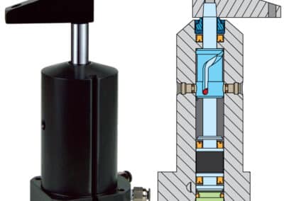 Bottom Flange Pneumatic Swing Clamp