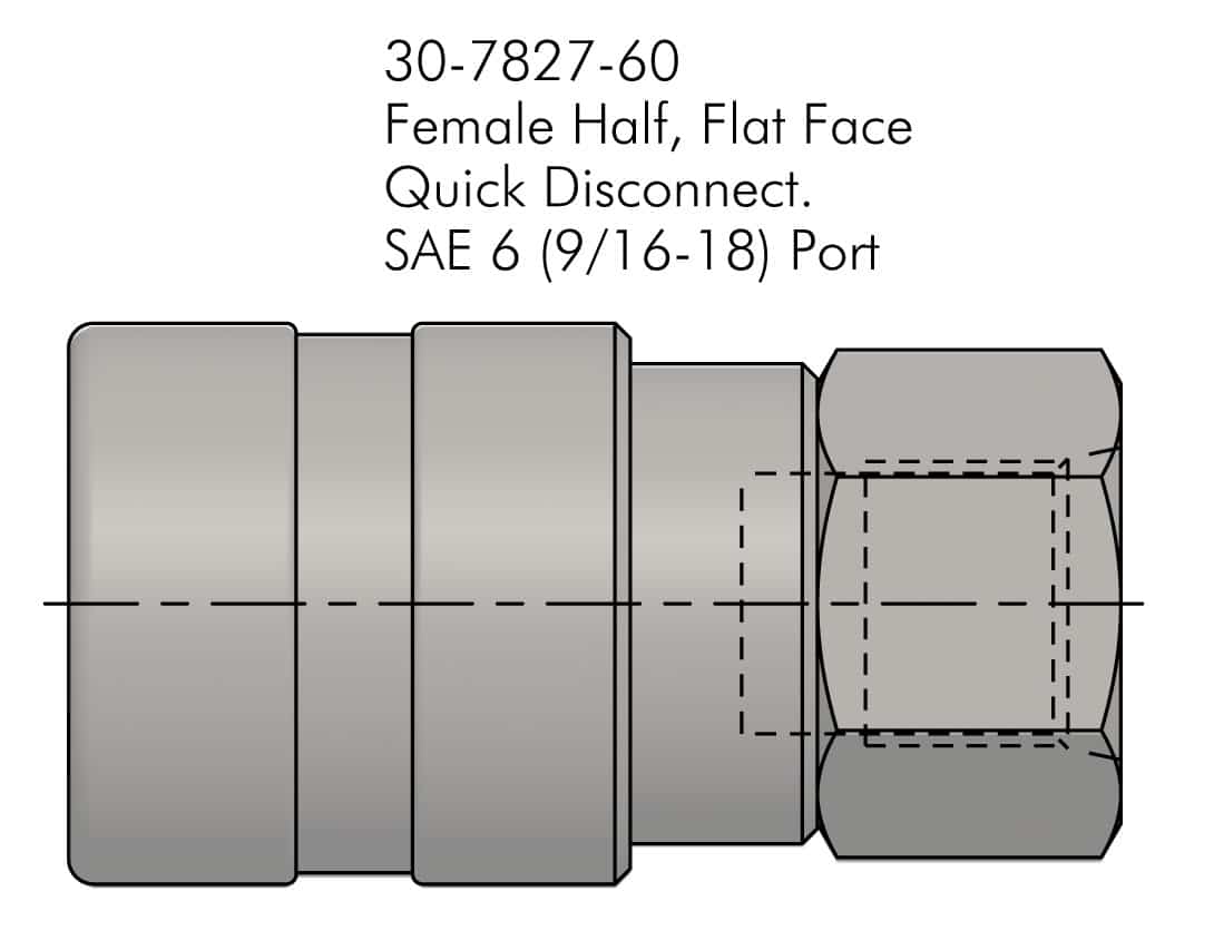 Female-Half-Flat-Face-Quick-Disconnect-SAE-6-9-16-18-Port
