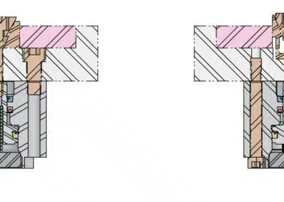 Block Body Pull Cylinder Mounting