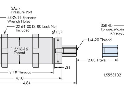 Threaded Body Screw Pump Dimensions