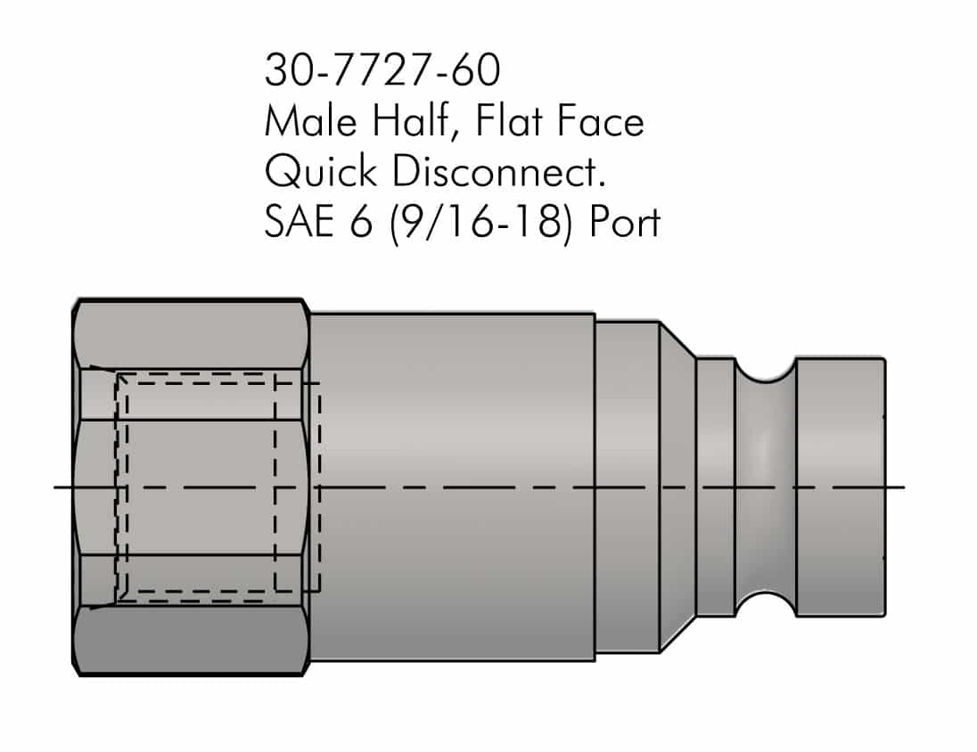 Male-Half-Flat-Face-Quick-Disconnect-SAE-6-9-16-18-Port