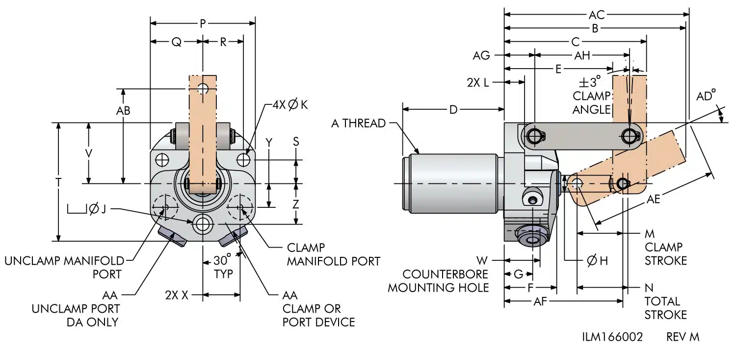 ilm166002 350 Bar Link Clamps Mounting