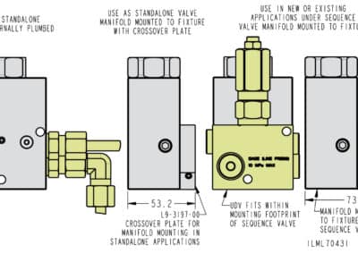 Unclamp Delay Valve Mounting