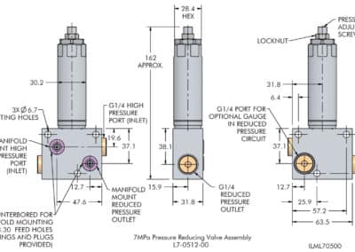 Pressure Reducing Valve Dimensions