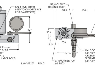 Manual Shutoff Valve Decoupler Dimensions