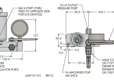 Manual Shutoff Valve Decoupler Dimensions