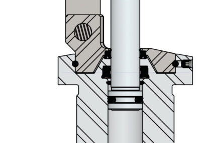 Double Acting Cartridge Mount Design, Single Lever