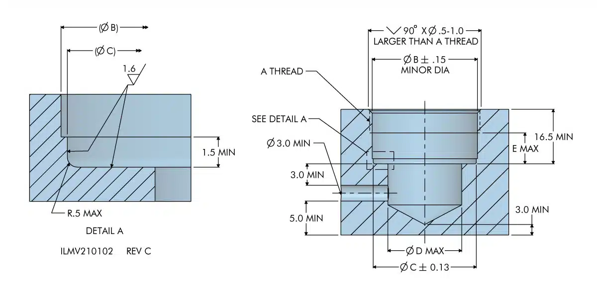 ilmv210102 Cartridge Mount Mini-Cylinder Mounting