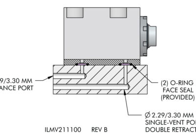 Manifold Mount Block Cylinder Mounting