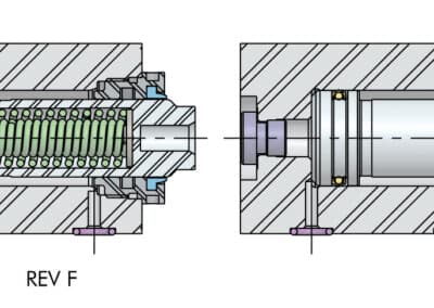 Manifold Mount Block Cylinder Specifications