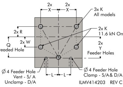 Bottom Flange Swing Clamp Mounting
