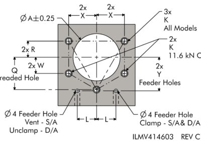Top Flange Swing Clamps Mounting