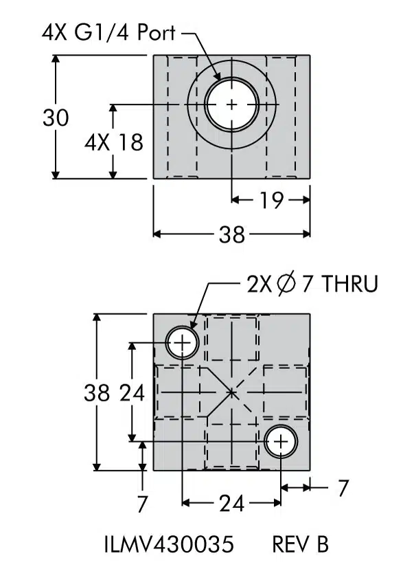 ilmv430035 Manifold Block Specifications