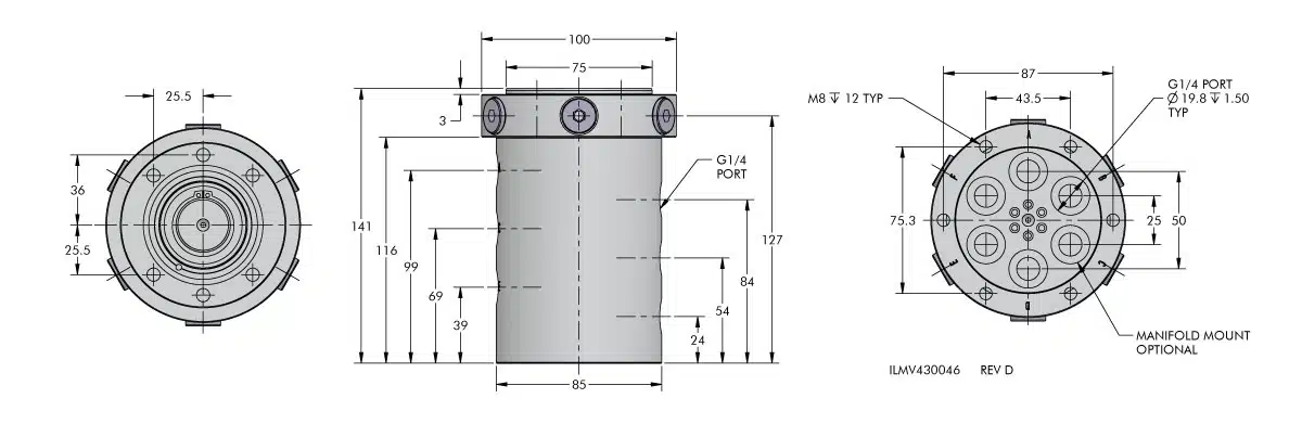 ilmv430046 Six Path Rotary Union Specifications