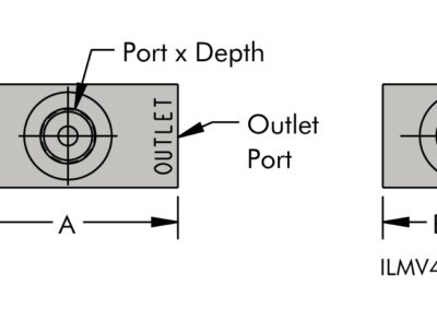 In the Port Sequence Valve In-Line Adapter Block