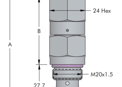 Sequence Valve - Cartridge Dimensions