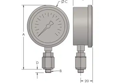 Standard Gauges Dimensions