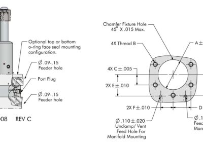 TuffCam™ Bottom Flange Swing Clamp Long Stroke
