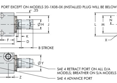 Block Cylinder Dimensions