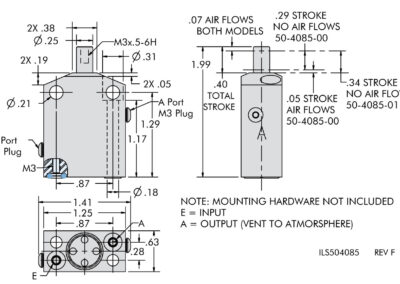 Pneumatic Confirmation Valve - BLOCK