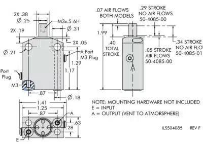 Pneumatic Confirmation Valve - BLOCK