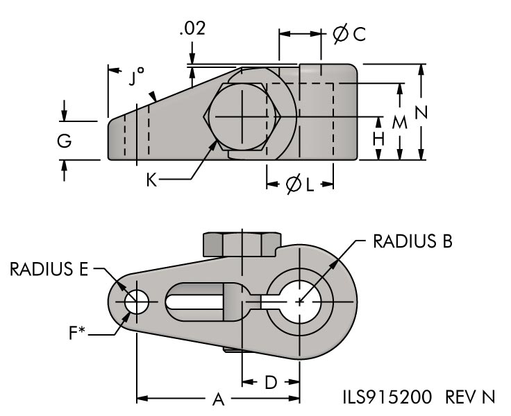Swing Clamp Arms Standard