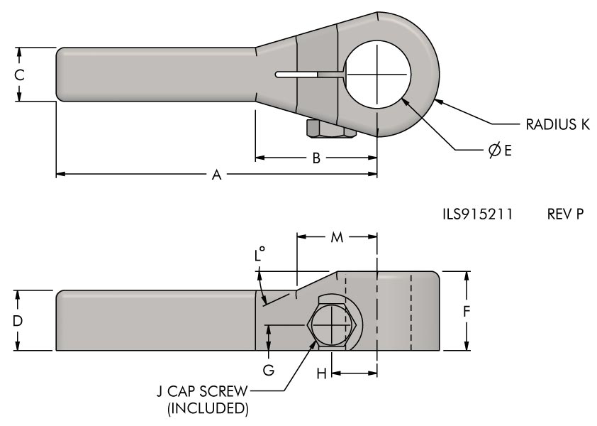Swing Clamp Arms, Low Profile, Extended