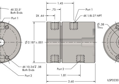 Dual Path Rotary Union Dimensions