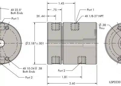Dual Path Rotary Union Dimensions
