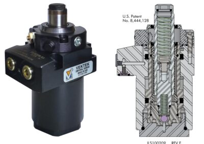 Top Flange Position Sensing Double Acting Work Supports Workholding