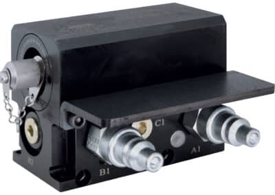 Two Handed Automatic Shutoff Valve Decouplers Integral Accumulator