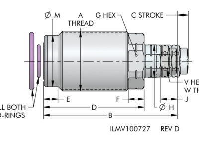 Part Present Sensing, High Capacity, Fluid Advance, Cartridge Dimensions