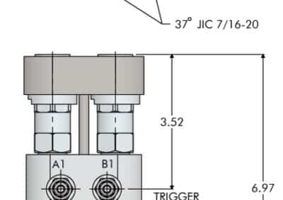 One Handed Automatic Shutoff Valve Decouplers Operating Handle Specifications