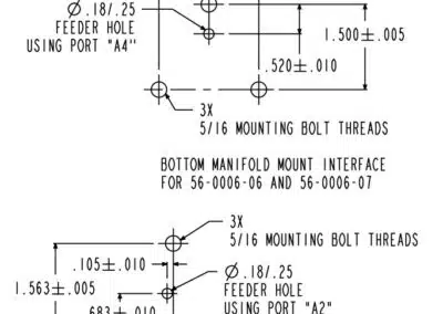 Self-Closing Manual Release Decoupler with External Accumulator Mounting