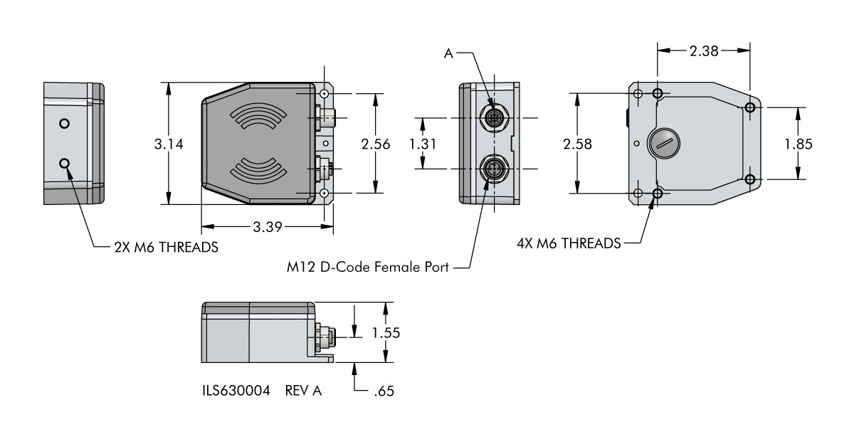 ils630004 Inductive Coupler Dimensions