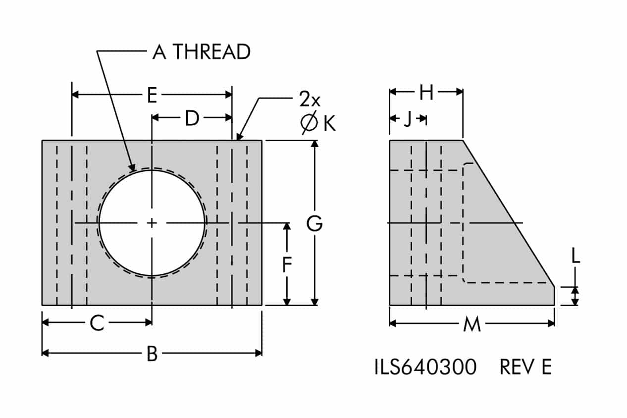 ils640300 Mounting Bracket Dimensions