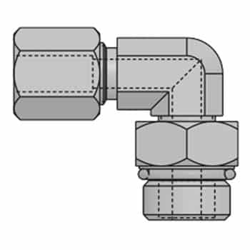 inch vektek flareless tube fitting