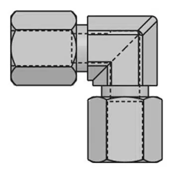 inch vektek flareless tube fitting