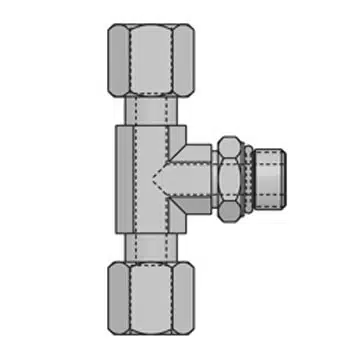 inch vektek flareless tube fitting