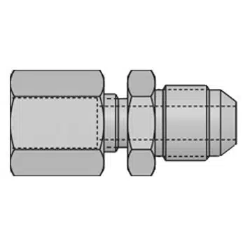 inch vektek flareless tube fitting