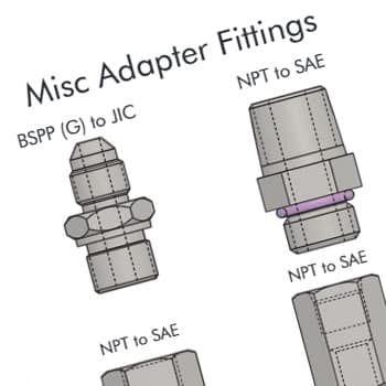 inch flareless tube fittings