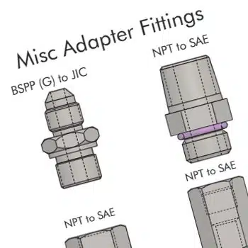 inch flareless tube fittings