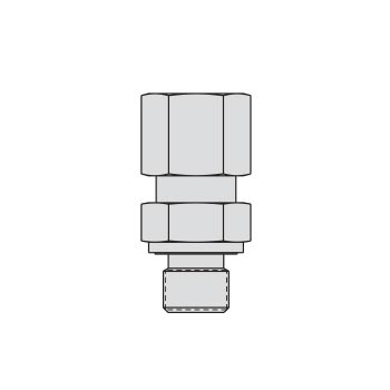 Low-Pressure-Vektek-Connector-Straight-8mm-G-one-fourth-Stud