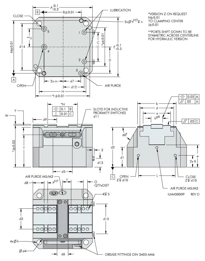 ilm450009 VFB Vise Drawing