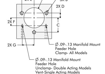 VersaCam™ Swing Clamp Top Flange