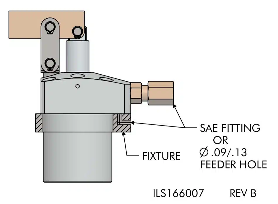 ils166007 Top Flange Position Sensing Double Acting Mounting