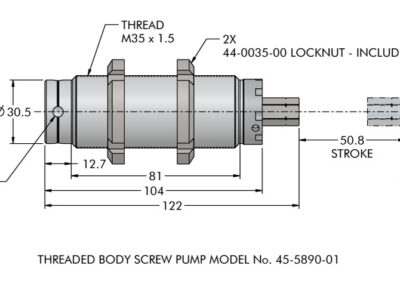 Screw Pumps Dimensions