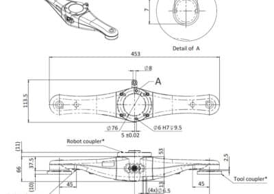 PQ180 Dimensions