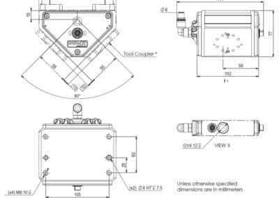PQ9020 Dimensions